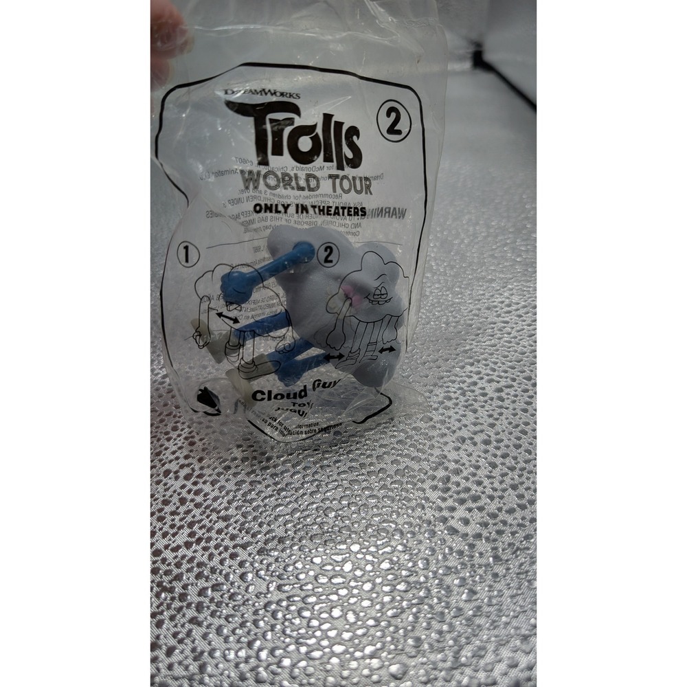 McDonalds‎ Trolls World Tour Cloud Guy Happy Meal Toy New Sealed 2020